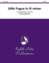 LITTLE FUGUE IN G MINOR WOODWIND QU cover